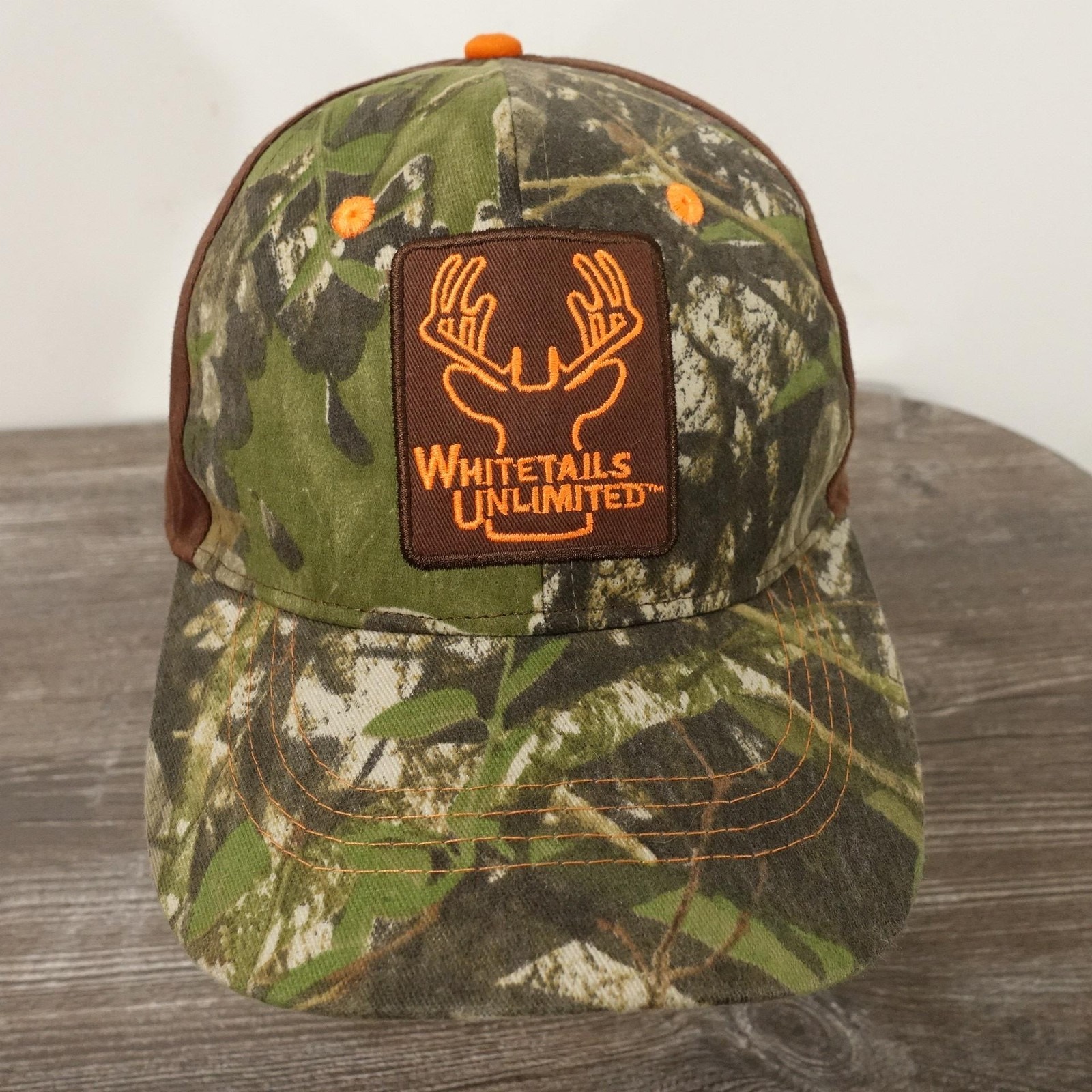 Whitetails Unlimited Paramount Outdoors Hat Cap Strap Back One Size Camo Mens